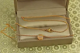 Набір Xuping Jewelry монетка з камінчиками на панцирній цепочці 45 см золотистий