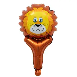 Великі гелієві кулі Lion, надувні фольговані повітряні фігури для свята, 43x25 см