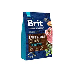 Сухий корм Brit Premium Sensitive Lamb & Rice 3 кг для собак з чутливим травленням