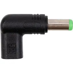 Адаптер PowerPlant USB Type-C на DC 6.3x3.0 мм (CC360697)