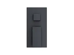 Душова система прихованого монтажу Corsan Adour black + BOX Z01MBL, Чорний матовий - мініатюра 3