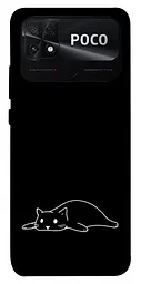 TPU чохол Demsky Lazy cat для Xiaomi Poco C40