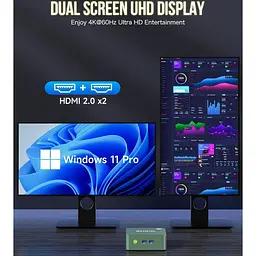 Неттоп GMKtec G3 8/256GB Green [157597] - мініатюра 8