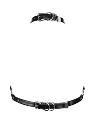 Бюстгальтер-портупея Obsessive A740 One Size чорний - мініатюра 6