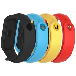 Ремінець до фітнес браслета Armorstandart комплект 4шт Xiaomi Mi Band 4/3 Superhero Edition (ARM77062)