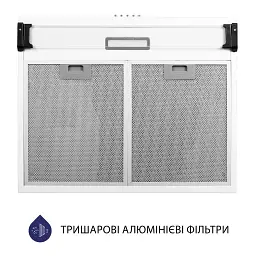 Витяжка плоска Minola HPL 614 WH - мініатюра 7