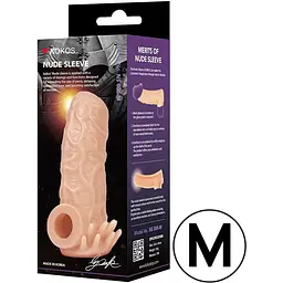 Насадка на член Kokos Nude Sleeve NS 005 M - мініатюра 3