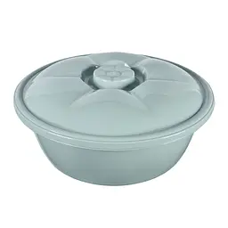 Миска Stars Plast кругла з кришкою сірий 10.5 л (94035/сір)