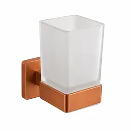 Підвісна склянка для зубних щіток VBI Mars 11x6,3x10 см brushed copper VBI-040104BC