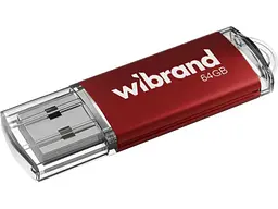 Флешка Wibrand 64 GB Cougar Red USB 2.0 (WI2.0/CU64P1R)