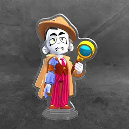 Акрилова колекційна фігурка Brawl Stars Грей у скіні "Детектив" 10 см - мініатюра 2