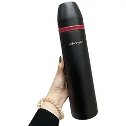 Термос Kamille з нержавіючої сталі 1 л червоний (KM-2059B-RD) - мініатюра 5