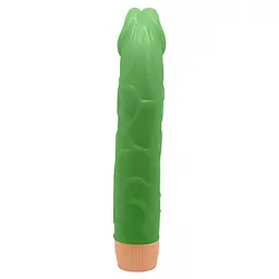 Вібратор - Barbara Bill Vibrator 8,8" Green - мініатюра 6