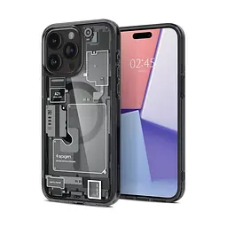 Чехол Spigen Ultra Hybrid MagSafe для iPhone 15 Pro Max Zero One (ACS06582) + защитное стекло - мініатюра 4