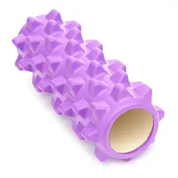 Масажний ролик Cornix EVA 33 x 14 см (валик, ролер) XR-0322 Violet - мініатюра 3
