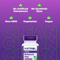 Мелатонін Natrol швидкорозчинний зі смаком полуниці 5 мг 30 таблеток - мініатюра 7