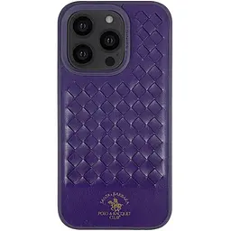 Шкіряний чохол Polo Santa Barbara для Apple iPhone 14 Pro (6.1) Purple - мініатюра 3