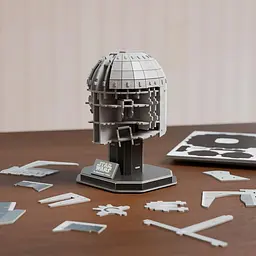 Пазл для створення 3D-моделі Spin Master Зоряні війни: шолом Мандалорця 88 деталей (SM47188/6070963) - мініатюра 5