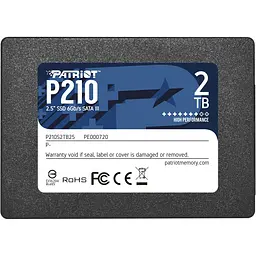SSD накопичувач Patriot P210 2TB (P210S2TB25) [153334]