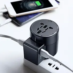 УЗарядний пристрій Baseus Rotation Type Universal Charger Black - мініатюра 3