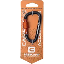 Карабін Base Camp Delta 8 Screw Set Black