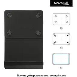 Чохол до планшета Armorstandart Silicone Hooks 10 Black (ARM59078) - мініатюра 2