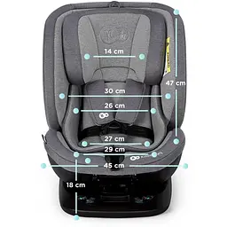 Автокрісло Kinderkraft Xpedition 0-36 кг Isofix grey - мініатюра 12