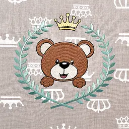 Борт у ліжечко Papaella Корона захисний бежевий (08-13737) - мініатюра 11