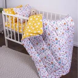 Простирадло MirSon Бязь 18-0002 Sweet Home 180x220 см (2200010282665) - мініатюра 3