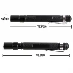 Ліхтар ручний PLD 706-XPE червоне світло 2×AAA 1 режим zoom кліпса 12.7×1.5 см - мініатюра 6