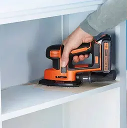 Шліфмашина вібраційна акумуляторна Black&Decker без АКБ та ЗП BDCDS18N - мініатюра 5