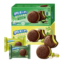 Тістечка Oreo Cloud Cake Longjing Matcha Flavor 132г - мініатюра 4