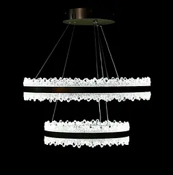 Світлодіодна люстра Splendid Ray LT9890/2 LED кава-біла з пультом і димером 288W - мініатюра 3