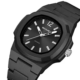Наручний годинник Skmei 2382 Black Silver, 2382BKSI (18367) - мініатюра 2