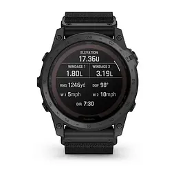 Смарт-годинник Garmin Tactix 7 Pro Ballistics Edition Solar Powered with Applied Ballistics and Nylon Band (010-02704-20/21) [71492] - мініатюра 10