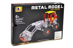 Конструктор металевий "Трактор" 137дет X633-2 р.28 x 20 x 4см