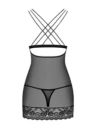 Комплект білизни Obsessive 854-CHE-1 L/XL чорний - мініатюра 7