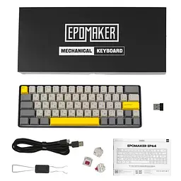 Клавіатура Epomaker EP64 Mulan Black (EP64-B-M) - мініатюра 2
