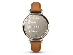 Смарт-годинник Garmin Lily 2 Cream Gold with Tan Leather Band (010-02839-60) - мініатюра 6