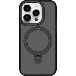 Чохол WiWU Protective Magnetic Alloy Stand Case для Apple iPhone 15 Pro Black [96967] - мініатюра 3