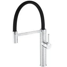Змішувач для кухні Mixxus Premium Oliwer 017 з гнучким виливом MI6965 Хром