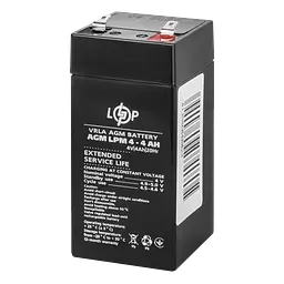 Аккумулятор AGM LPM 4V - 4 Ah - мініатюра 4