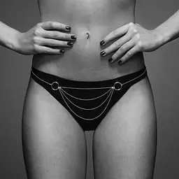 Ланцюжок-трусики Bijoux Indiscrets Magnifique Bikini Chain прикраса для тіла Gold - мініатюра 4