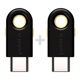 Апаратні ключі Yubico Yubikey 5C USB Type-C набір з 2 шт. (683068-2) - мініатюра 2