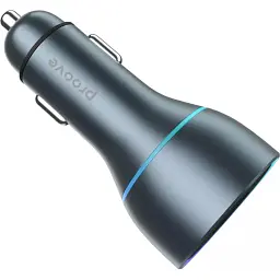 Автомобільний зарядний пристрій Proove Super Charge 130W 2хType-C + USB-A (ACSC13120004) Metal Gray [131658] - мініатюра 3