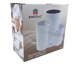 Підставка для ножів KingHoff KH-1585 white - мініатюра 5