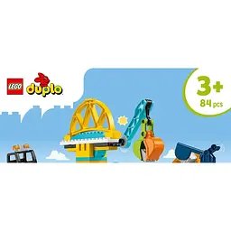 Конструктор LEGO DUPLO Town Будівельний майданчик і техніка 3 в 1, 84 деталі (10476) - мініатюра 3