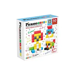Конструктор Picasso магнітний Tiles Building Cubes 50 деталей (817338023645)