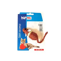 Happet Іграшка для котів мишка сизалева коричнева, 4,5 см (K058) - мініатюра 2