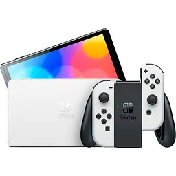 Портативна ігрова консоль Nintendo Switch OLED with White Joy-Con + Mario Kart 8 Deluxe [131610] - мініатюра 8